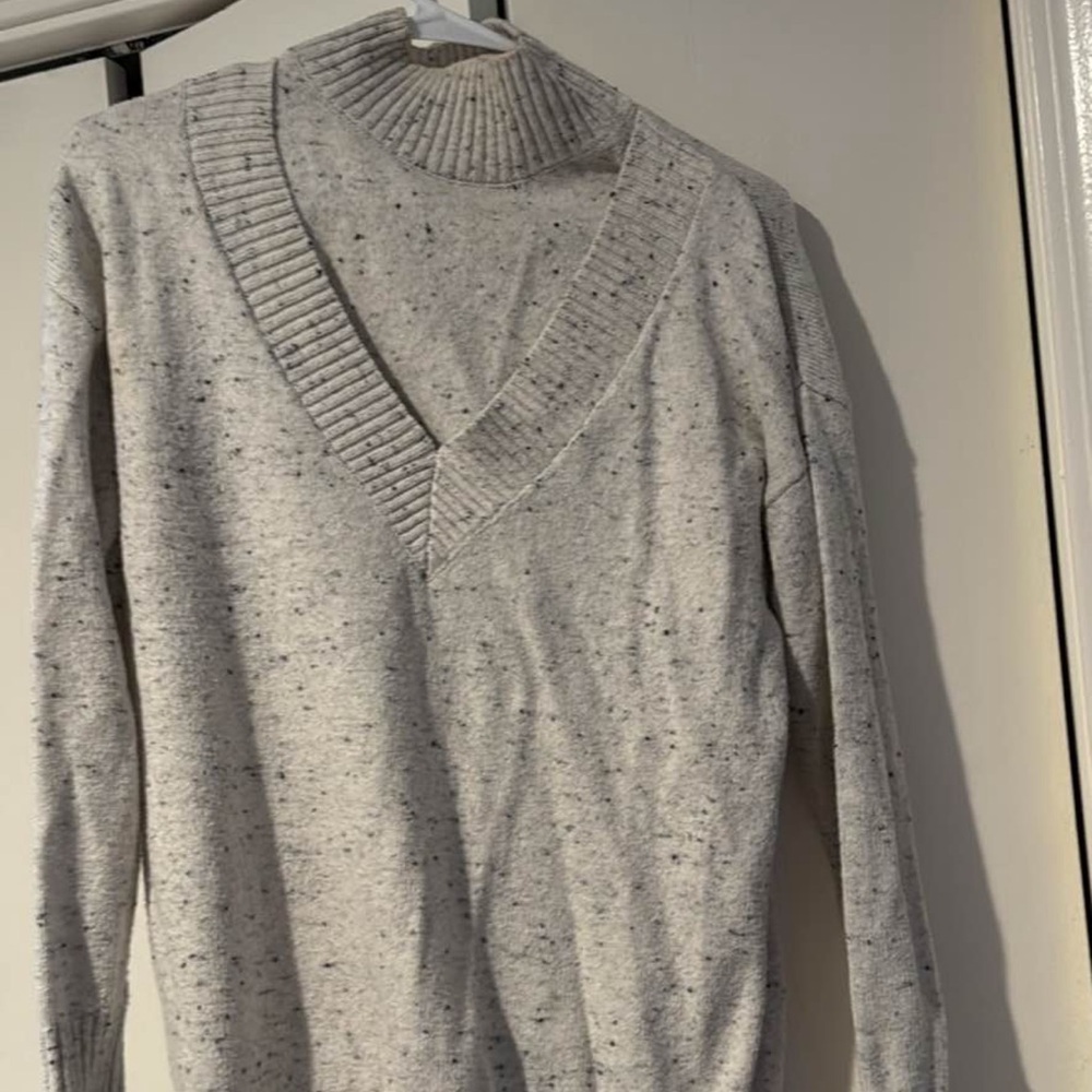 Seraphine Gray Speckled Sweater